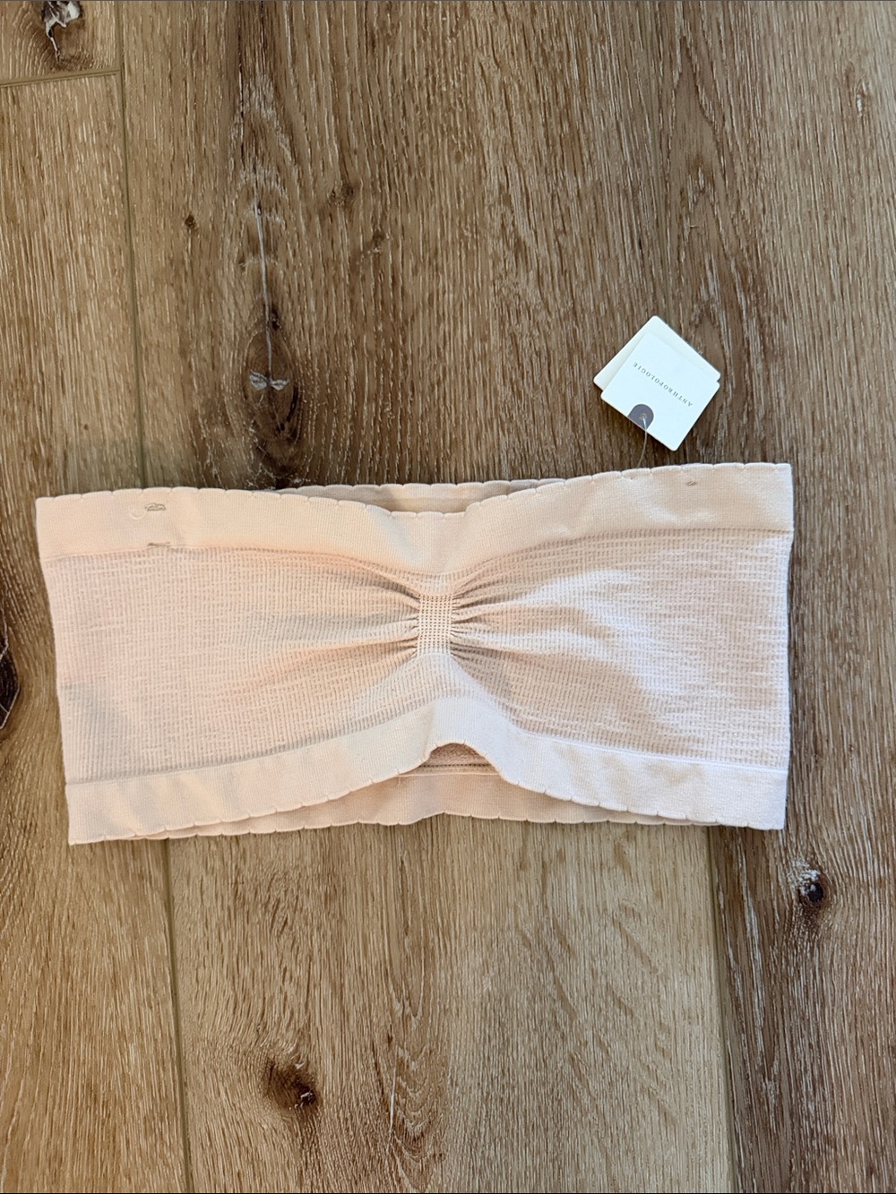 Anthropologie | Cerie Seamless Bandeau Bralette | size XS/S | creamy tan